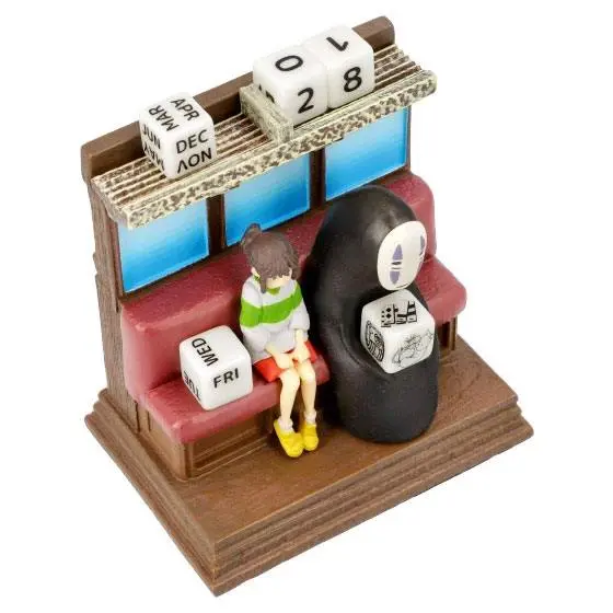 Spirited Away Perpetual Calendar Unabara Train *English Version* product photo