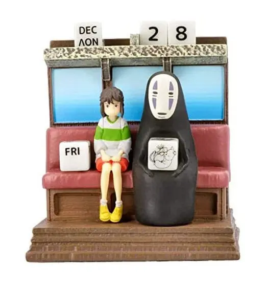 Spirited Away Statue Three-wheeler Diorama / Calendar Take Unabara Train 11 cm termékfotó