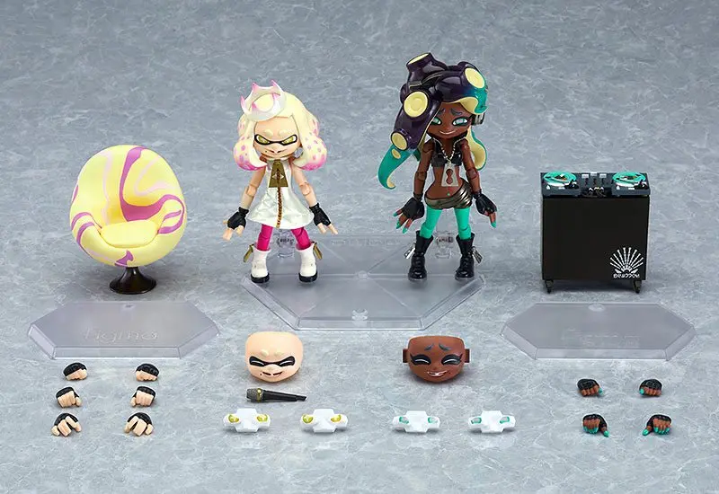 Splatoon 2 Figma Action Figures Off the Hook Pearl &amp; Marina 9 - 10 cm product photo