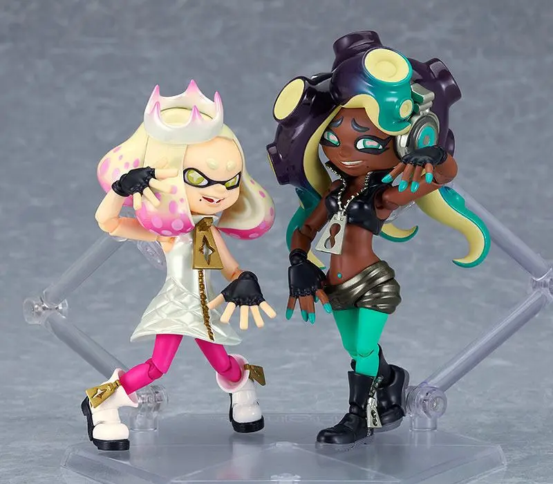 Splatoon 2 Figma Action Figures Off the Hook Pearl &amp; Marina 9 - 10 cm product photo