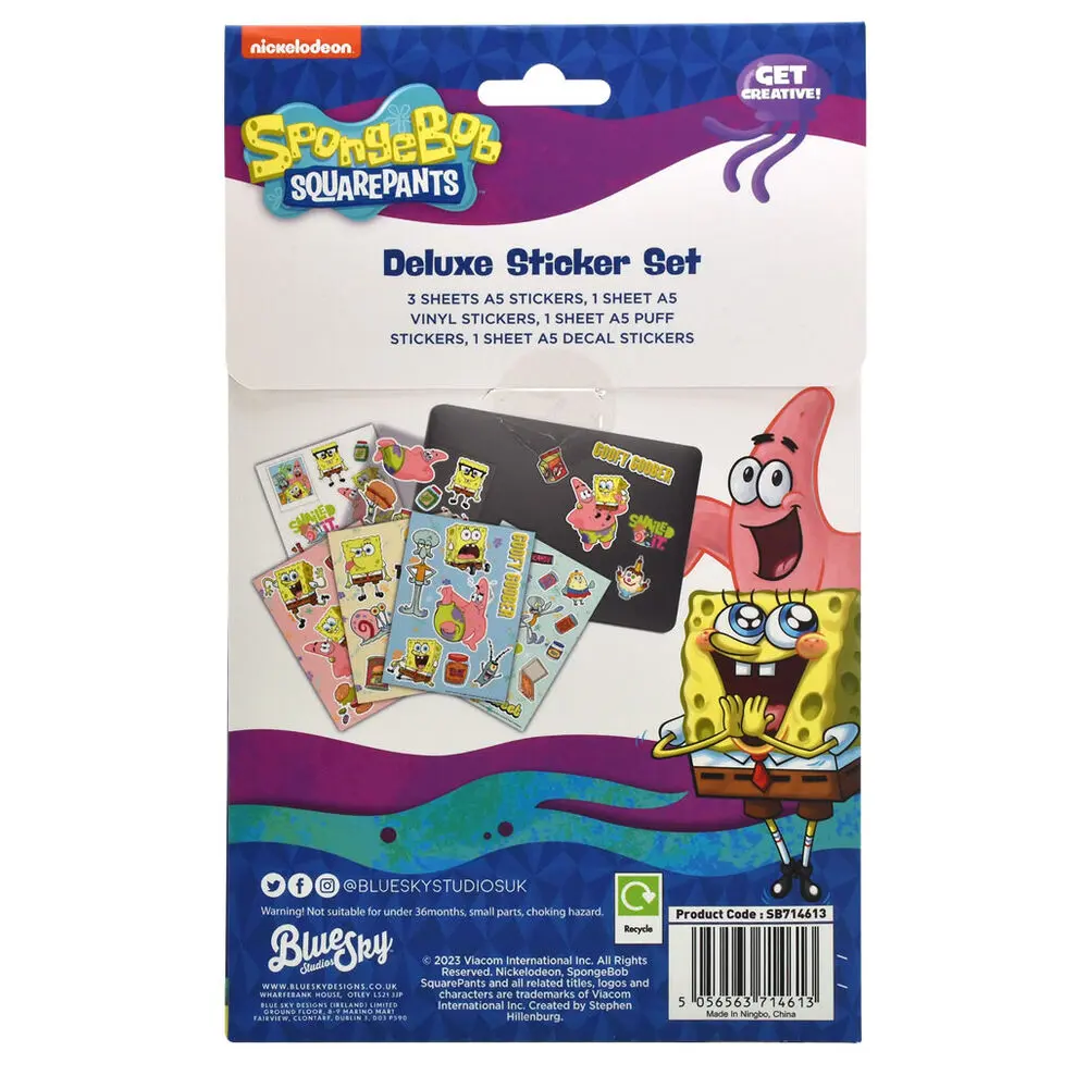 Sponge Bob sticker set termékfotó