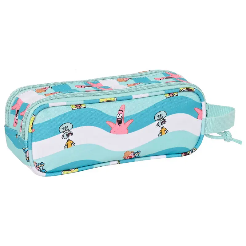 Sponge Bob Stay Positive double pencil case product photo