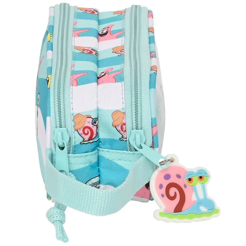 Sponge Bob Stay Positive double pencil case product photo