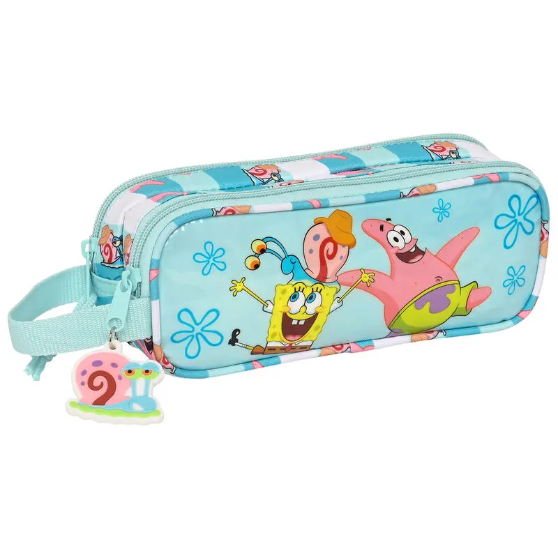 Sponge Bob Stay Positive double pencil case product photo