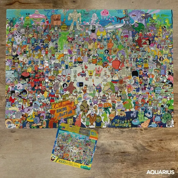 SpongeBob Jigsaw Puzzle Bikini Bottom (3000 pieces) termékfotó