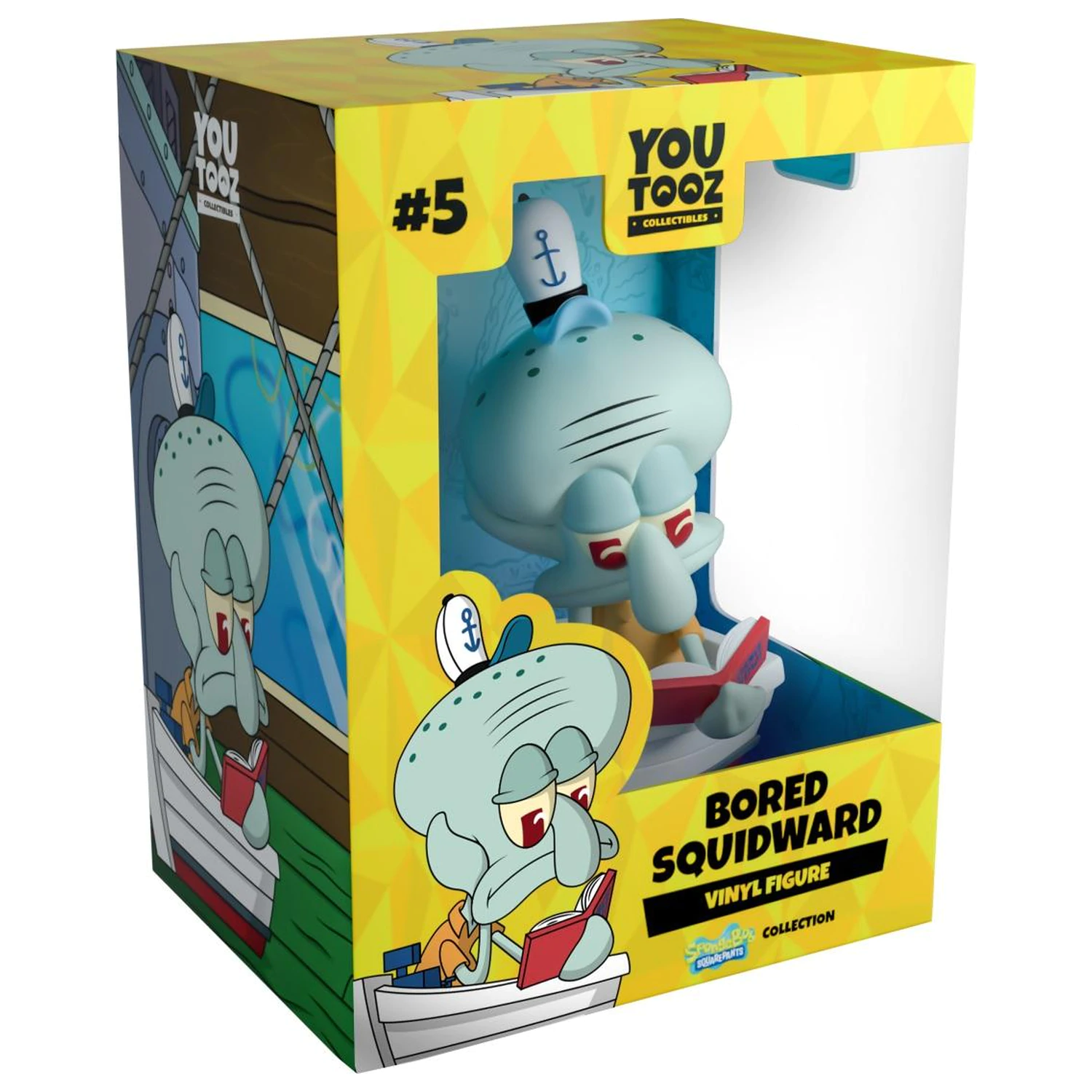 SpongeBob Bored Squidward Figure 11cm product photo