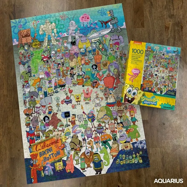 SpongeBob Jigsaw Puzzle Cast (1000 pieces) product photo