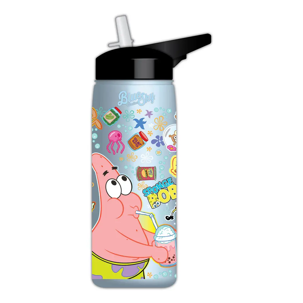 SpongeBob Flip Top Water Bottle Icons termékfotó