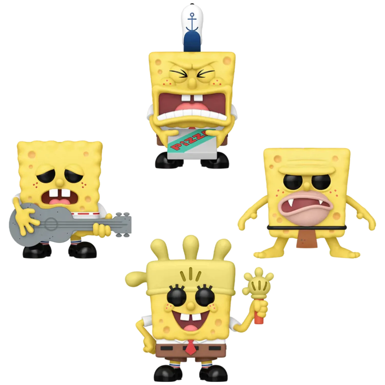 Spongebob Funko POP! Television Vinyl Figure 4-Pack (EMEA) 9 cm product photo