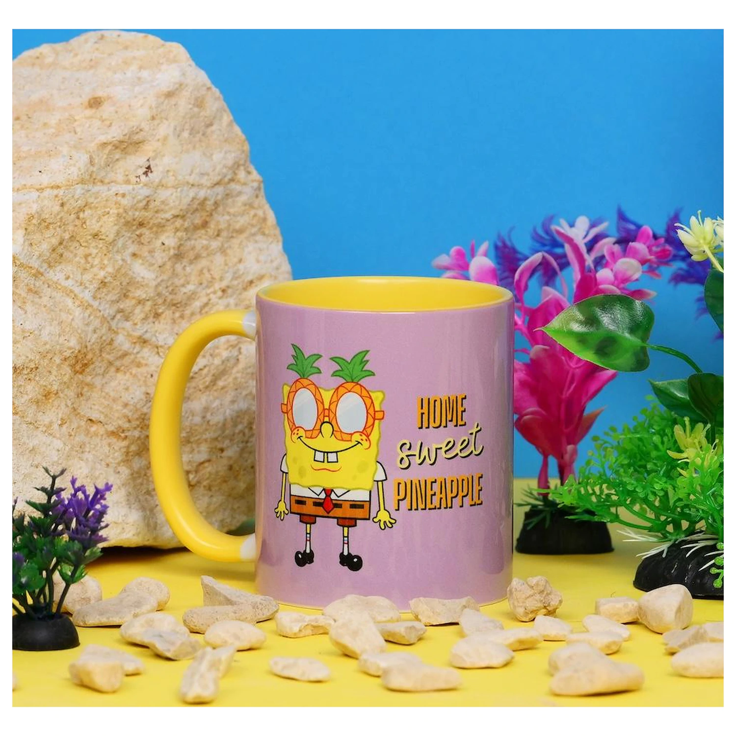 SpongeBob Home Sweet Pineapple Inner Colored Mug 325 ml product photo