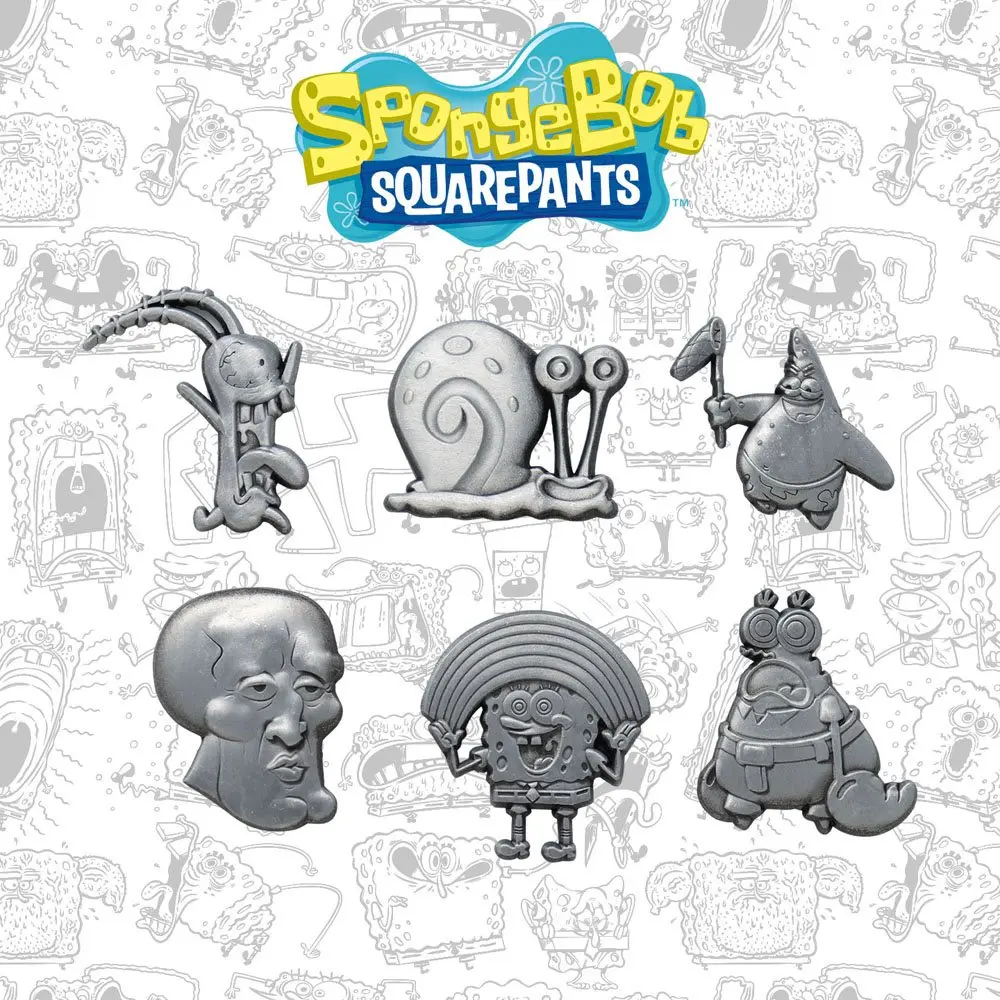 SpongeBob Pin Badge 6-Pack Limited Edition product photo