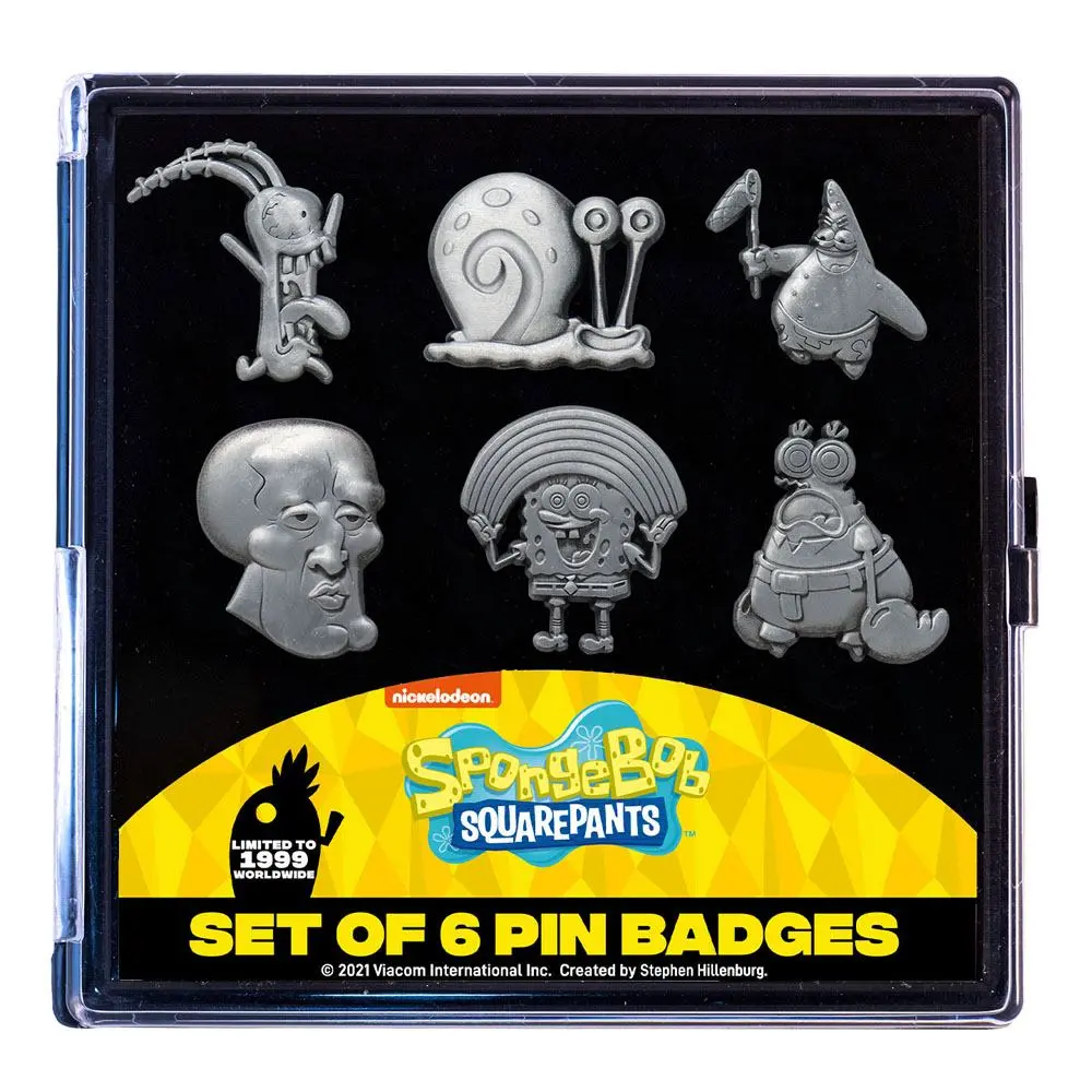 SpongeBob Pin Badge 6-Pack Limited Edition product photo