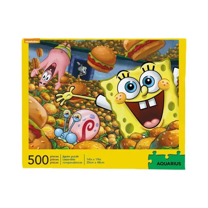 SpongeBob Jigsaw Puzzle Krabby Patties (500 pieces) product photo