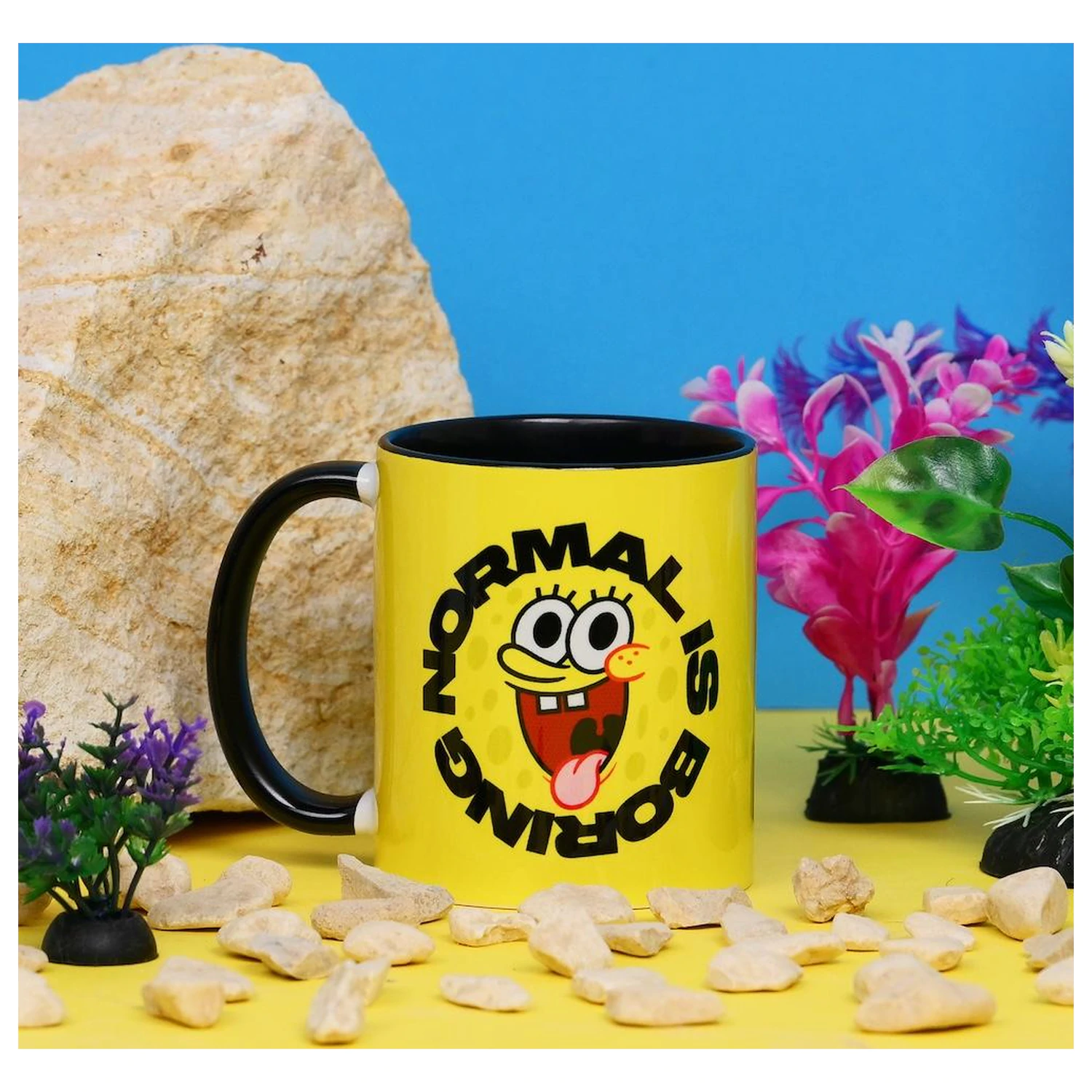 SpongeBob Normal is Boring Inner Colored Mug 325 ml product photo