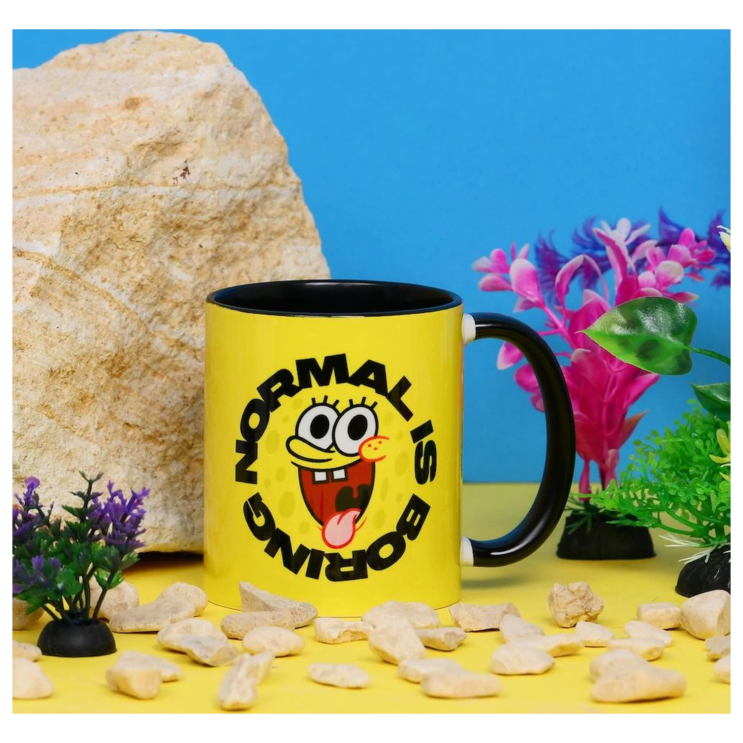 SpongeBob Normal is Boring Inner Colored Mug 325 ml product photo