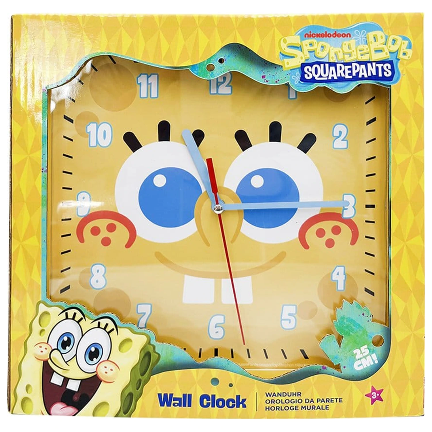 Spongebob Wall Clock square Spongebob product photo