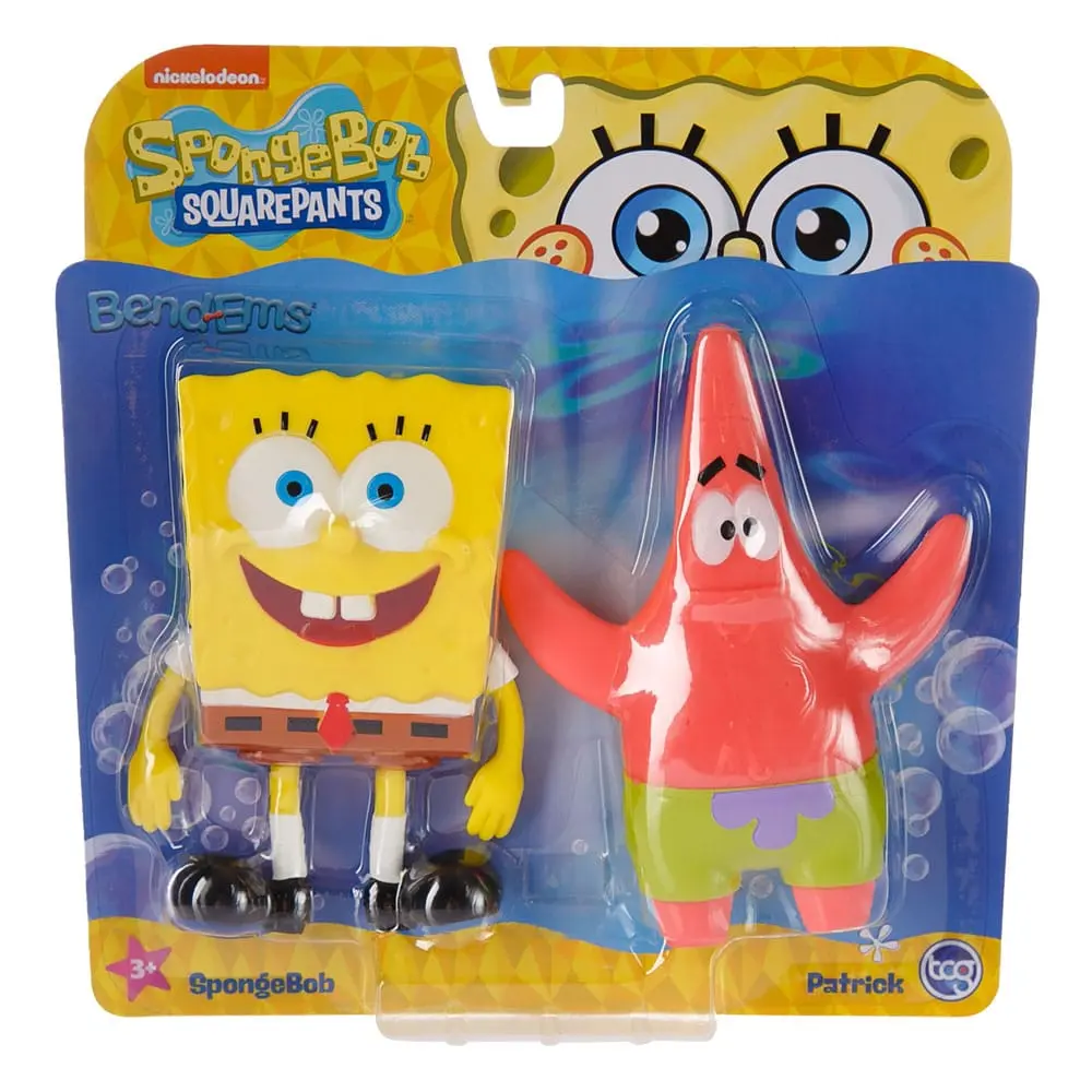 SpongeBob SquarePants Bend-Ems Action Figure 2-Pack SpongeBob &amp; Patrick Star 15 cm product photo