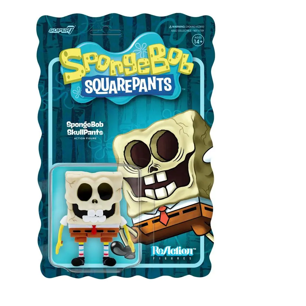SpongeBob SquarePants ReAction Action Figure SpongeBob SkullPants 10 cm product photo