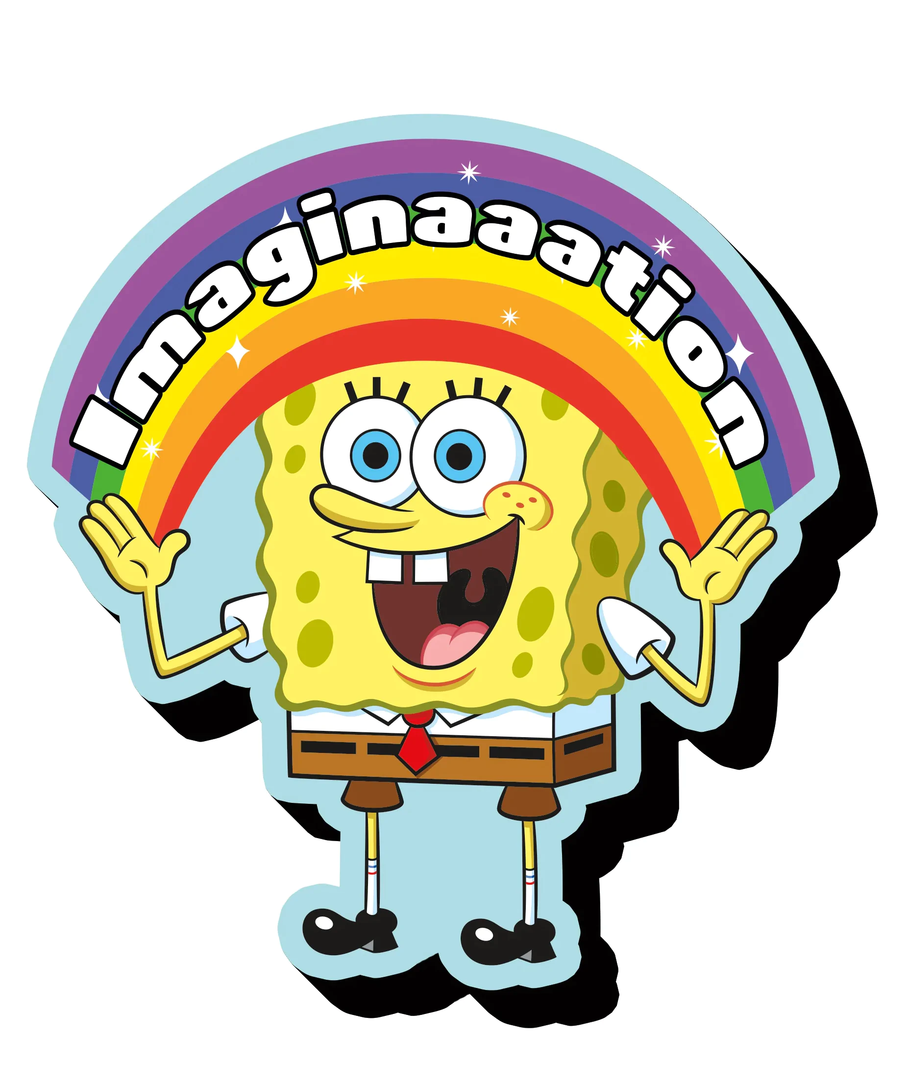 SPONGEBOB SQUAREPANTES Imagination Chunky Magnet product photo