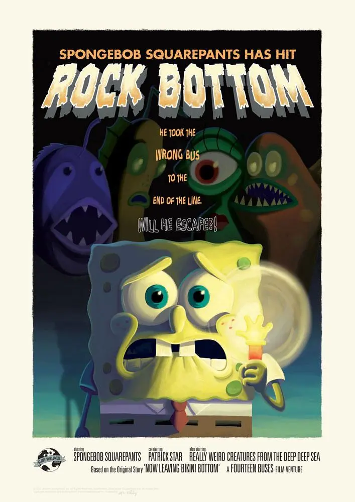 SpongeBob SquarePants Art Print Limited Edition 42 x 30 cm product photo