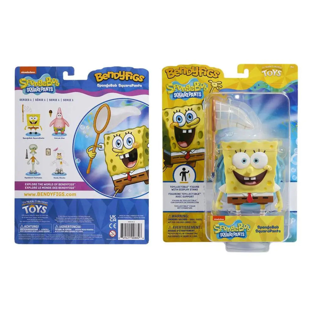 SpongeBob SquarePants Bendyfigs Bendable Figure Spongebob 12 cm termékfotó