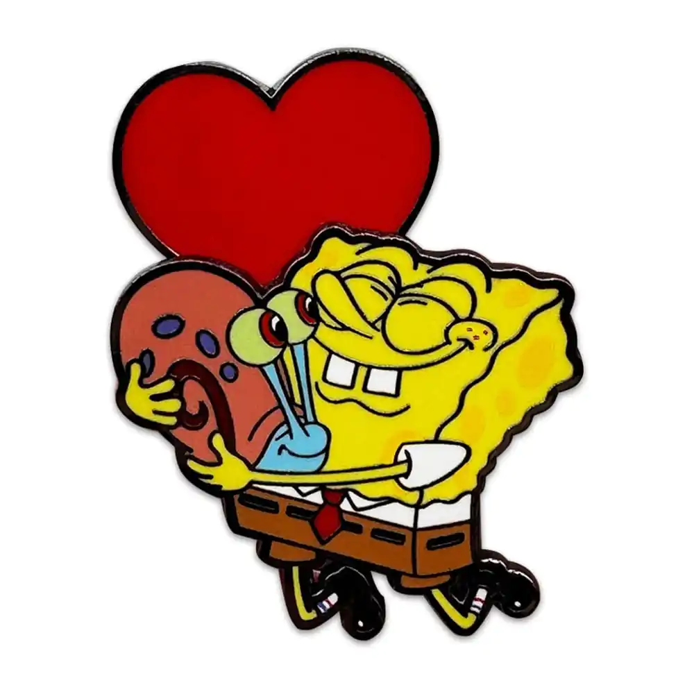 SpongeBob SquarePants Bobble Pin Badge Spongebob Heart 5 cm termékfotó