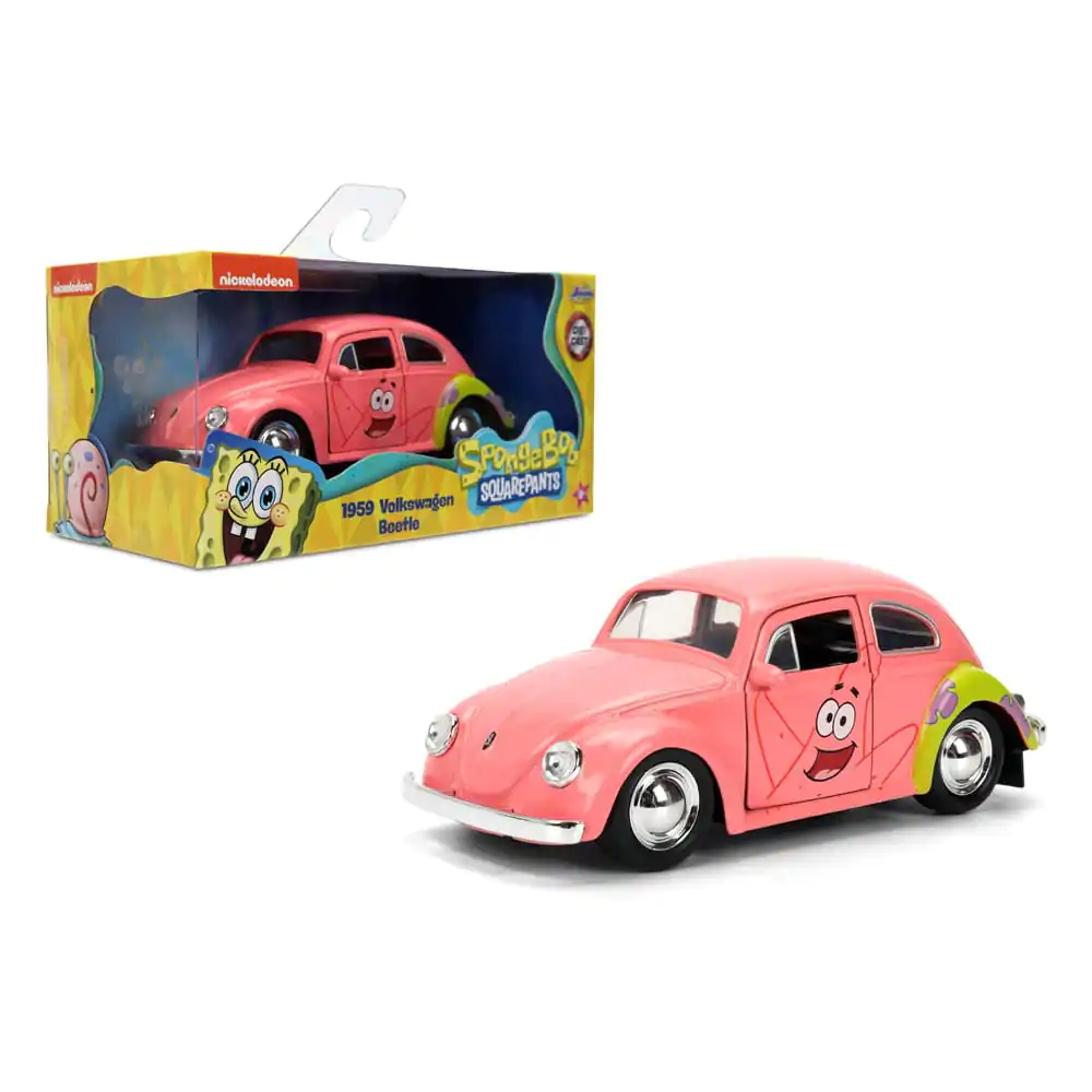 Spongebob Squarepants Diecast Model 1/32 1959 VW Beetle Patrick product photo