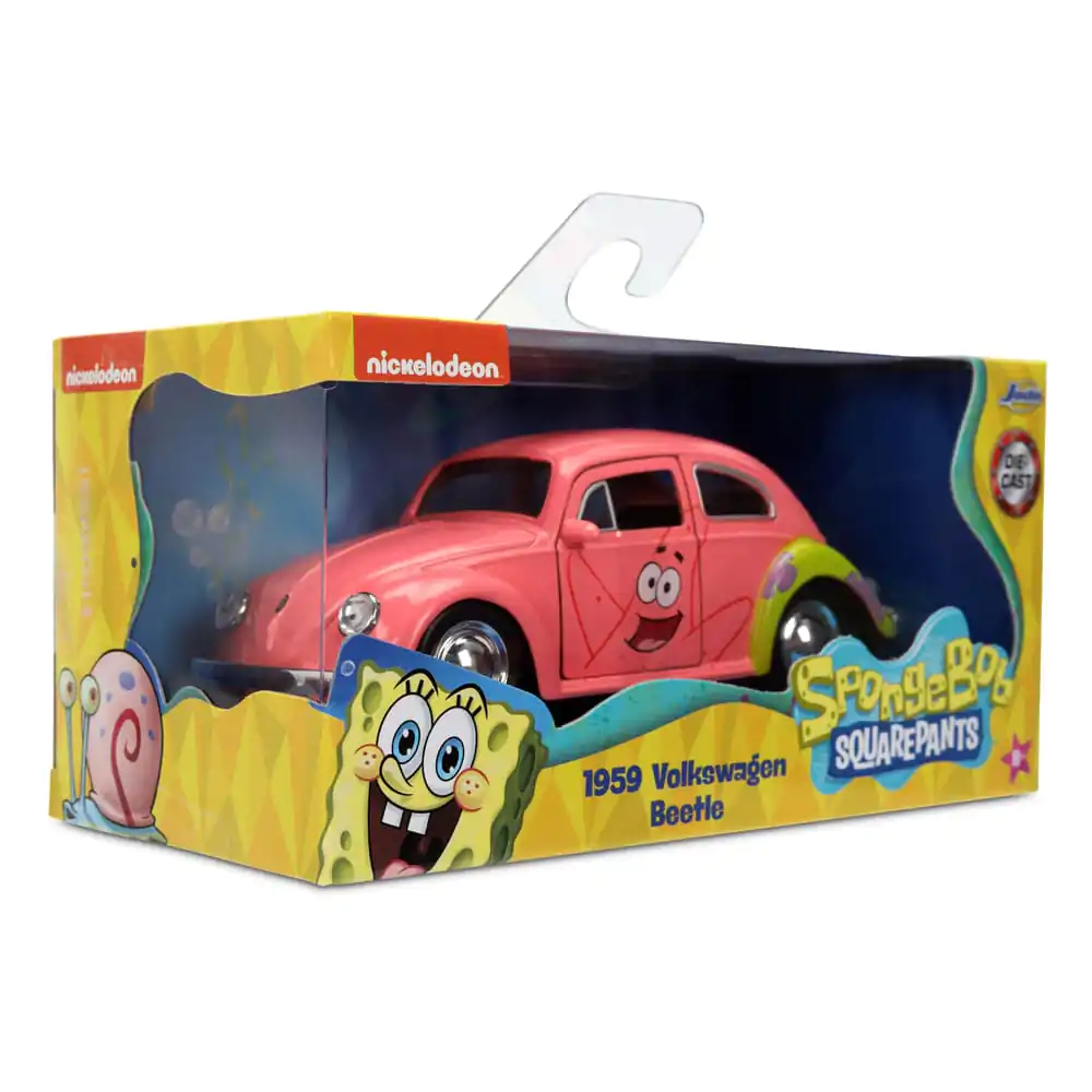 Spongebob Squarepants Diecast Model 1/32 1959 VW Beetle Patrick product photo