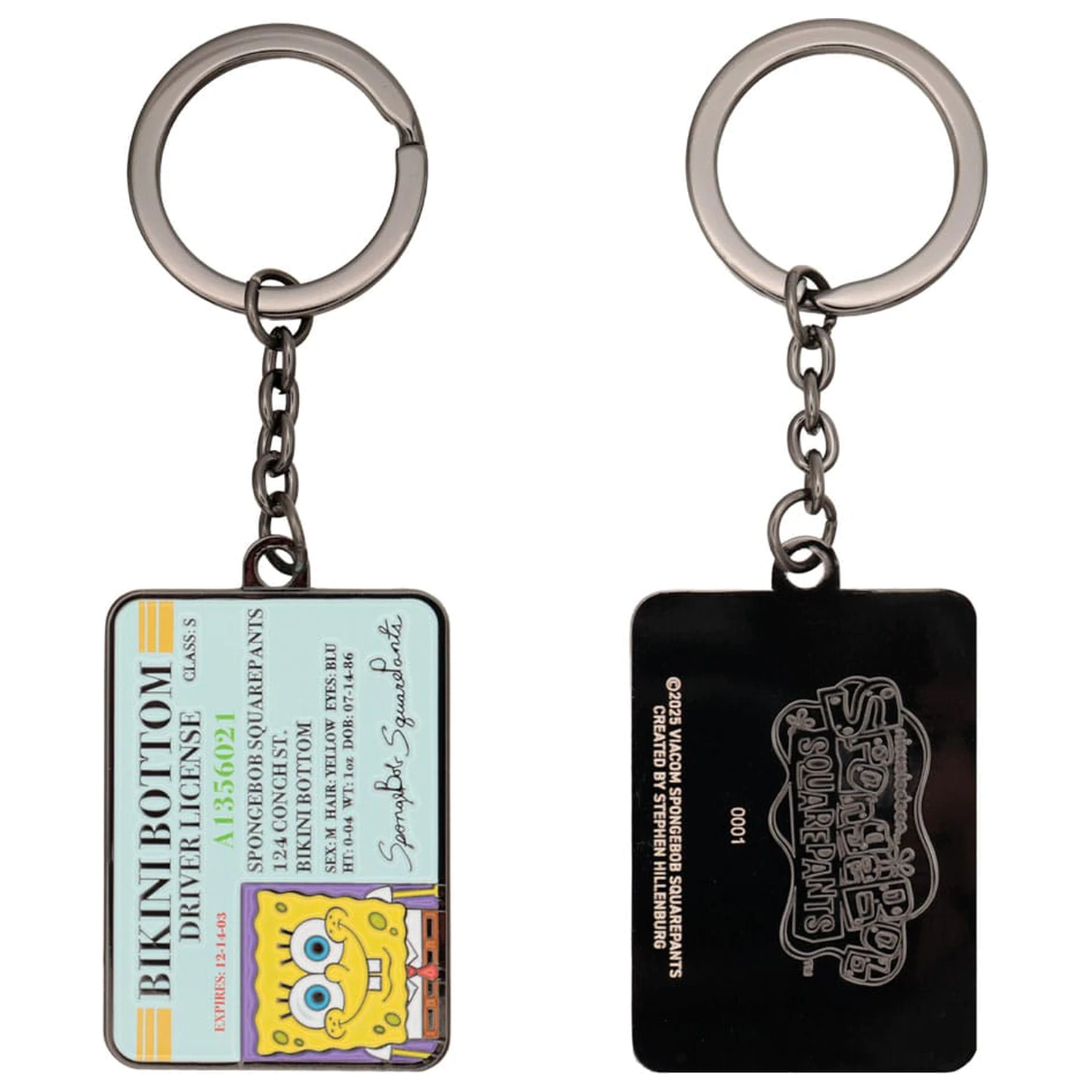 SpongeBob Squarepants Keychain Driver License Limited Edition           product photo