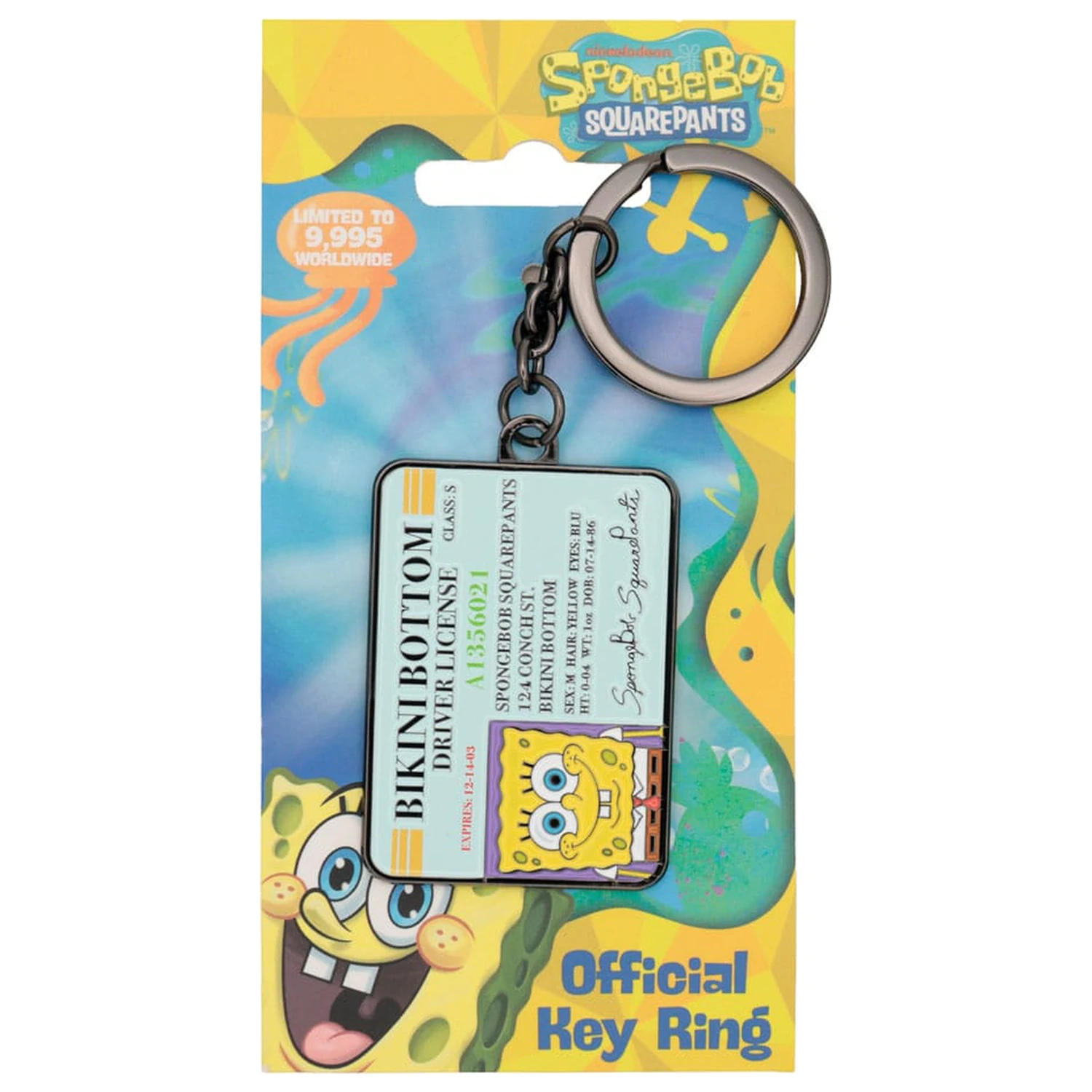 SpongeBob Squarepants Keychain Driver License Limited Edition           product photo