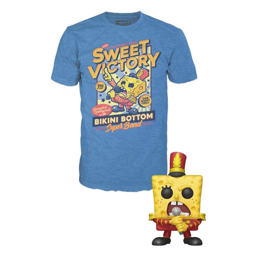 Spongebob Squarepants Funko POP! figure & tee box Spongebob Band termékfotó