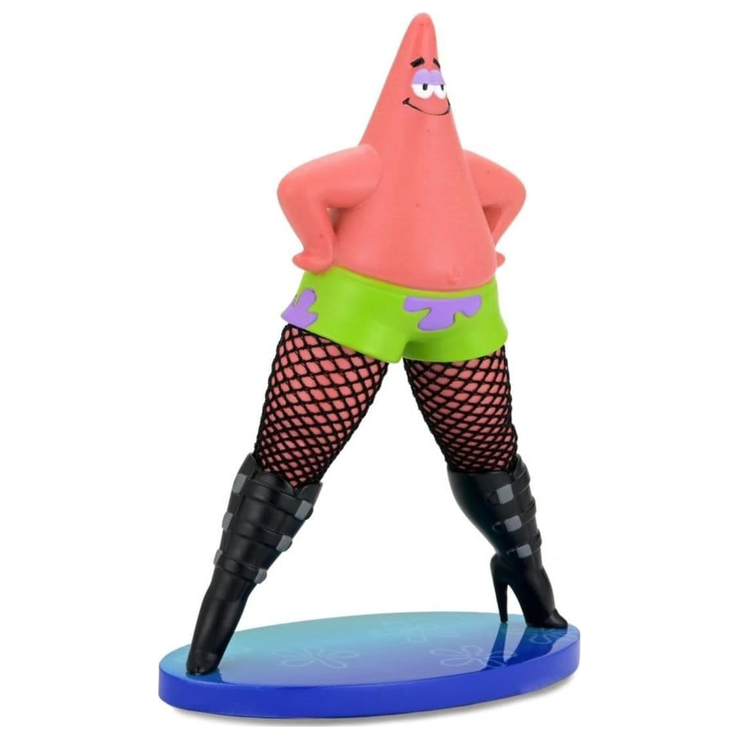 SpongeBob SquarePants Goofy Goober Rock Art Figure Patrick Star in Fishnets 15 cm product photo