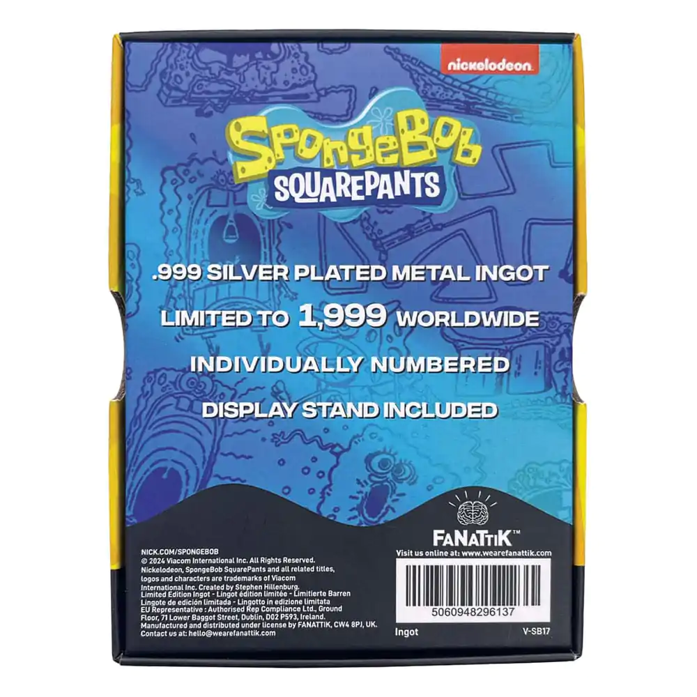 SpongeBob SquarePants Ingot 25th Anniversary Limited Edition product photo