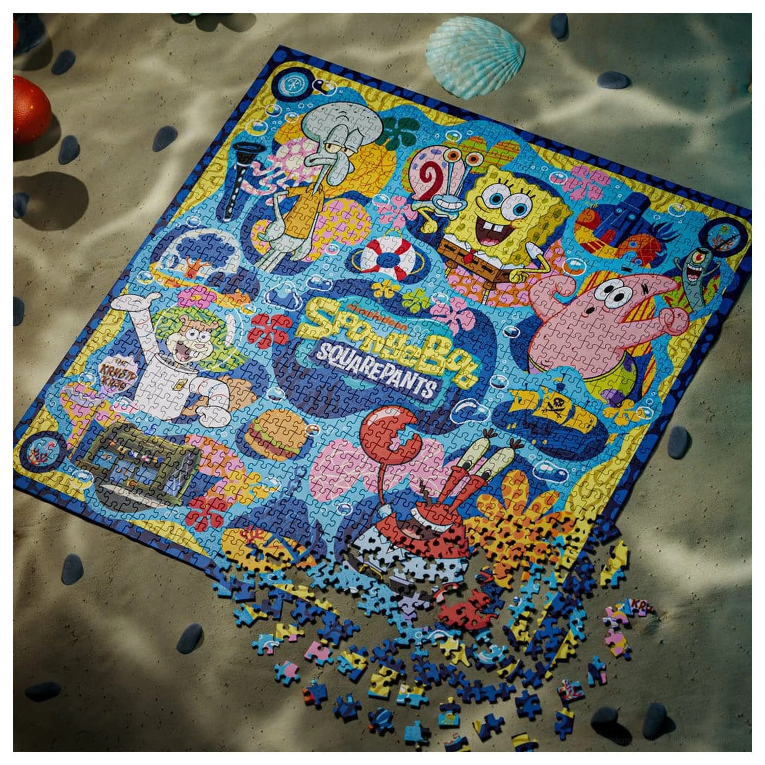 SpongeBob SquarePants multi-dimensional puzzle (1000 pieces)  product photo