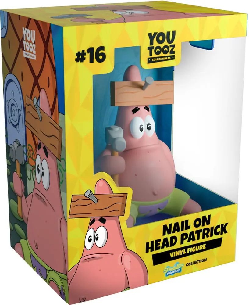 SpongeBob SquarePants Vinyl Figure Nail on Head Patrick 10 cm product photo