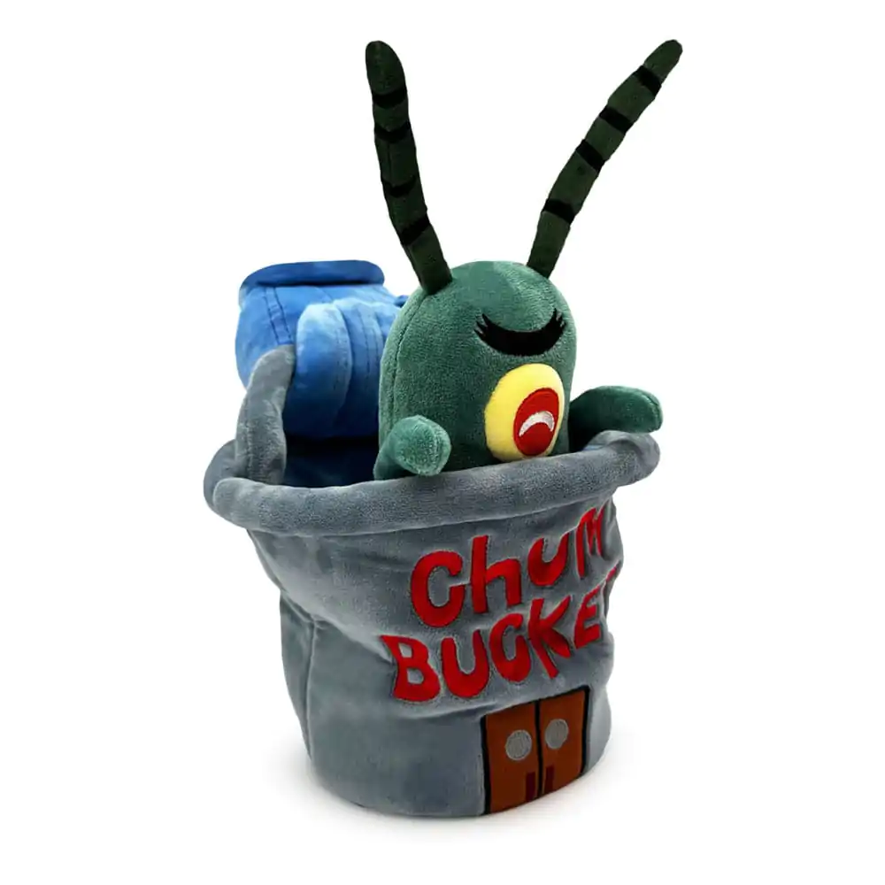 SpongeBob SquarePants Plush Figure Plankton Chum Bucket 22 cm product photo