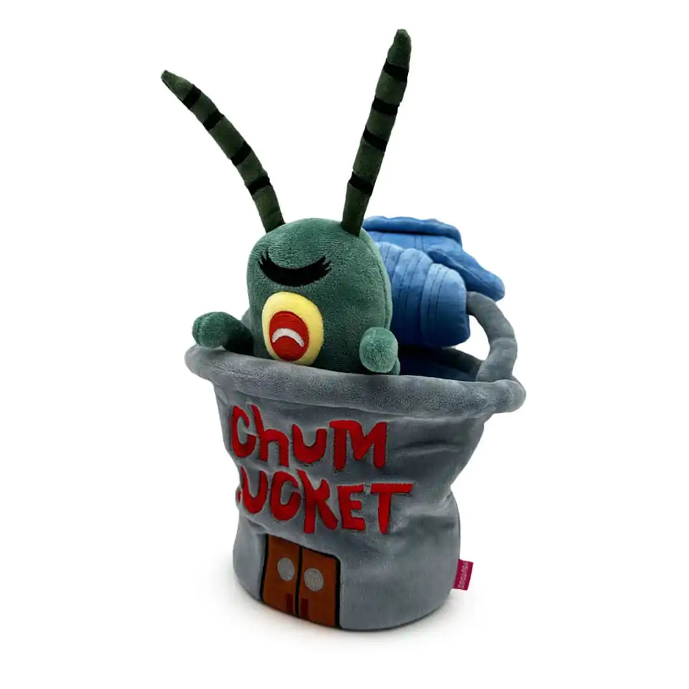 SpongeBob SquarePants Plush Figure Plankton Chum Bucket 22 cm termékfotó