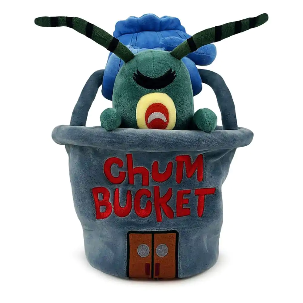 SpongeBob SquarePants Plush Figure Plankton Chum Bucket 22 cm termékfotó