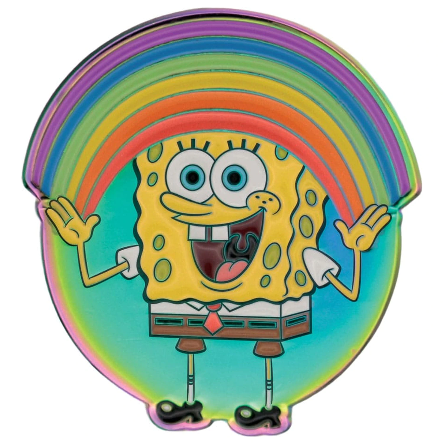 Spongebob Squarepants Pin Badge Rainbow Limited Edition      product photo
