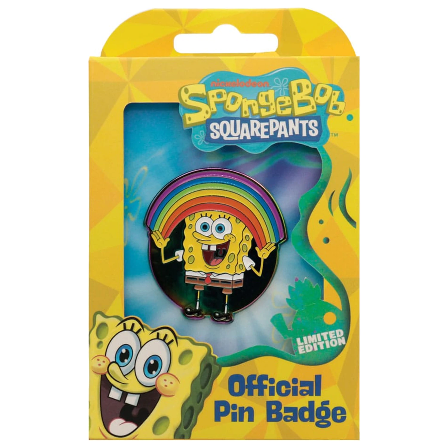 Spongebob Squarepants Pin Badge Rainbow Limited Edition      product photo