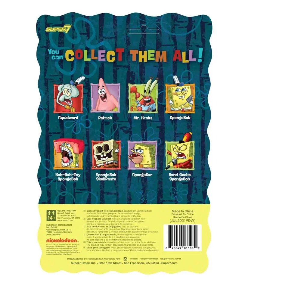 SpongeBob SquarePants ReAction Action Figure Kah-Rah-Tay SpongeBob 10 cm product photo