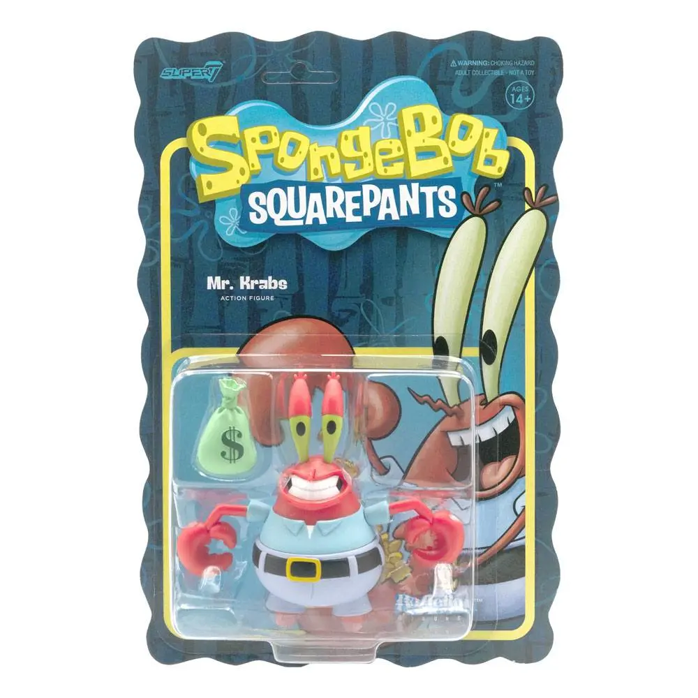 SpongeBob SquarePants ReAction Action Figure Mr. Krabs 10 cm product photo