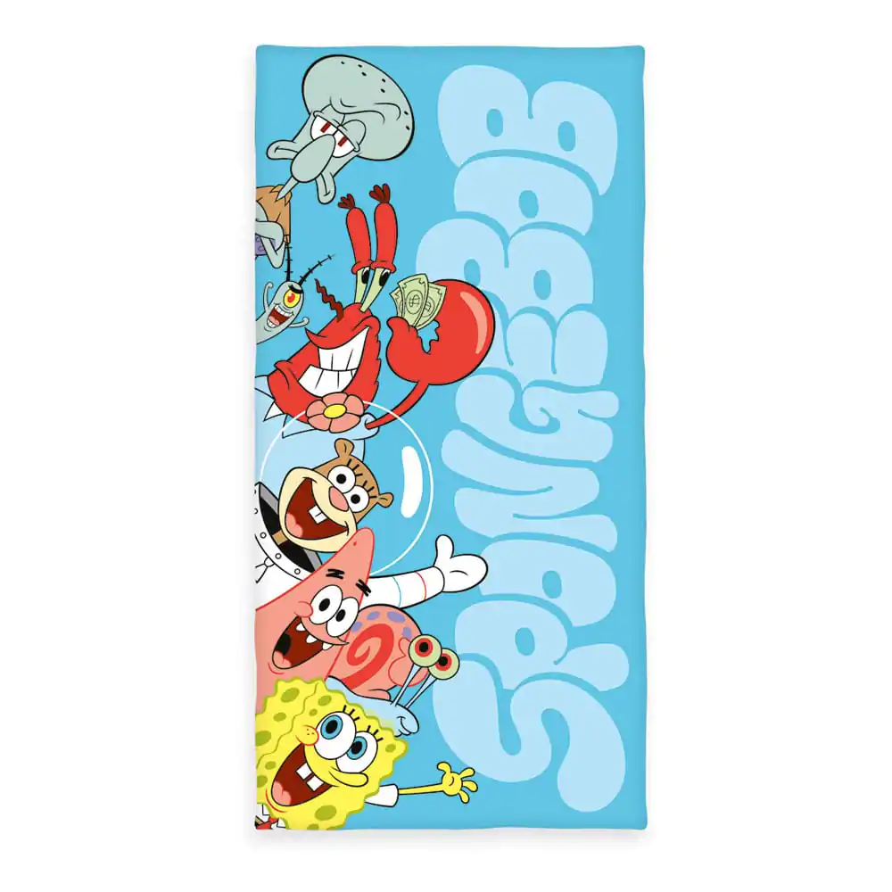 SpongeBob Squarepants Velour Towel 75 x 150 cm     product photo