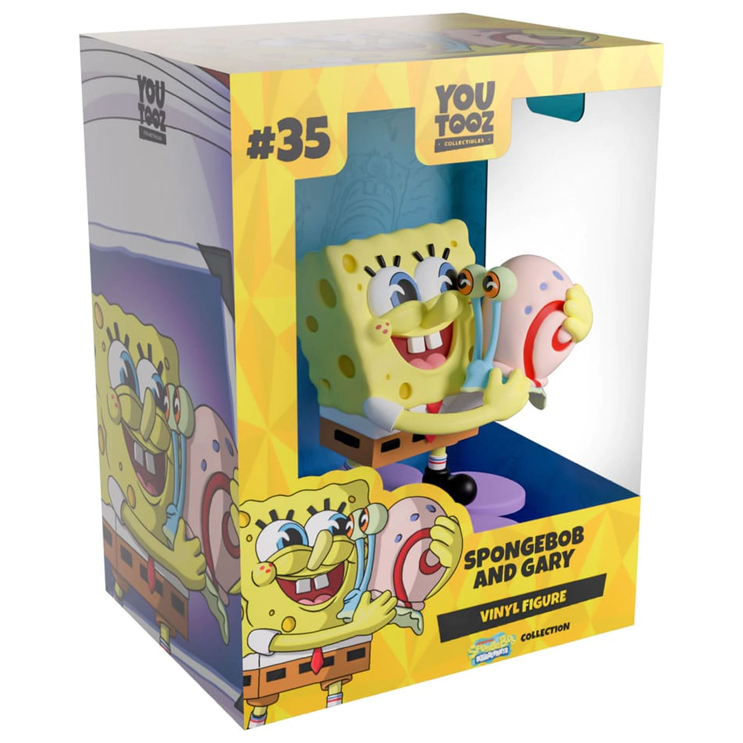 SpongeBob SquarePants Vinyl Figure Spongebob & Gary 9 cm product photo