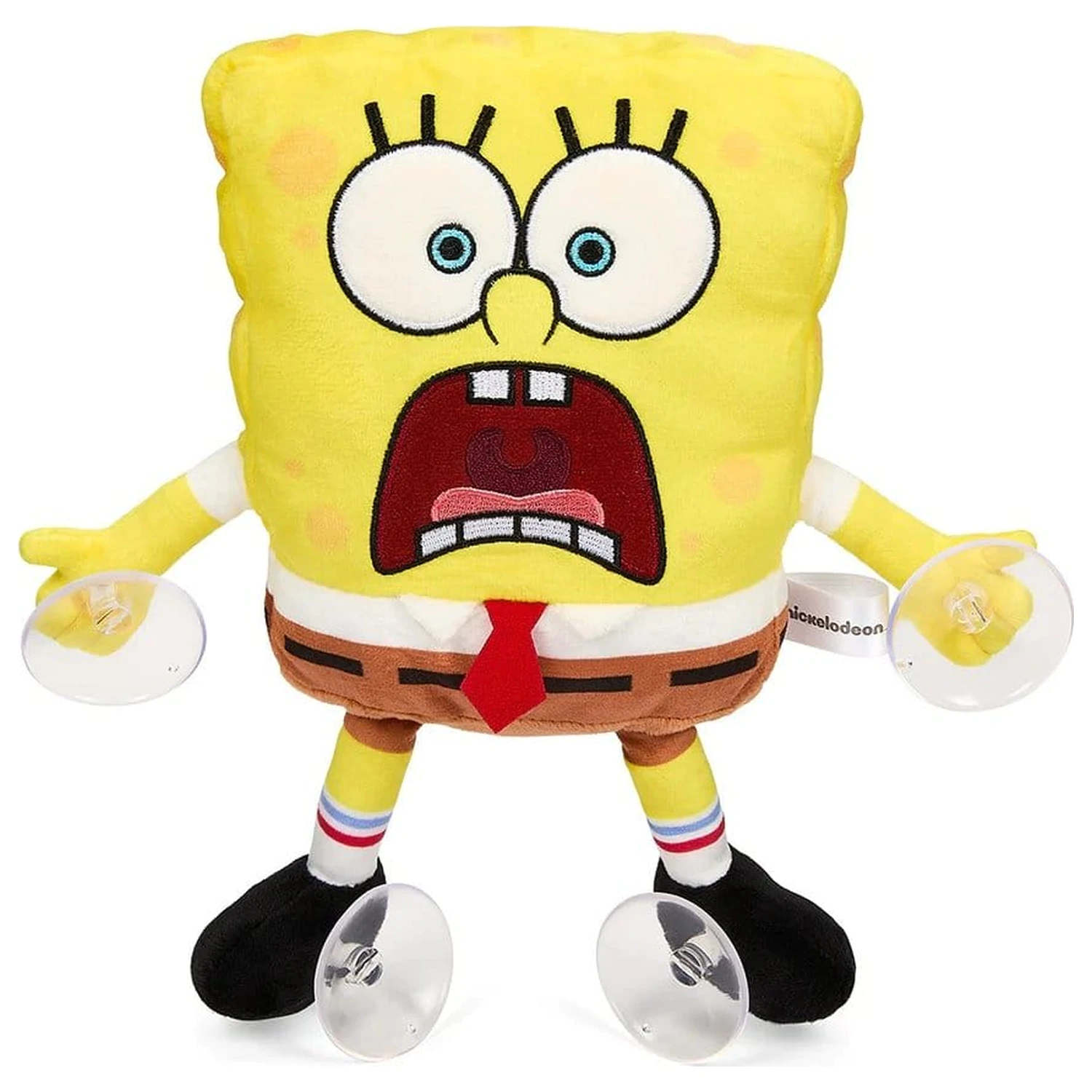 SpongeBob Plush Figure Window Clinger SpongeBob Scared 20 cm  product photo
