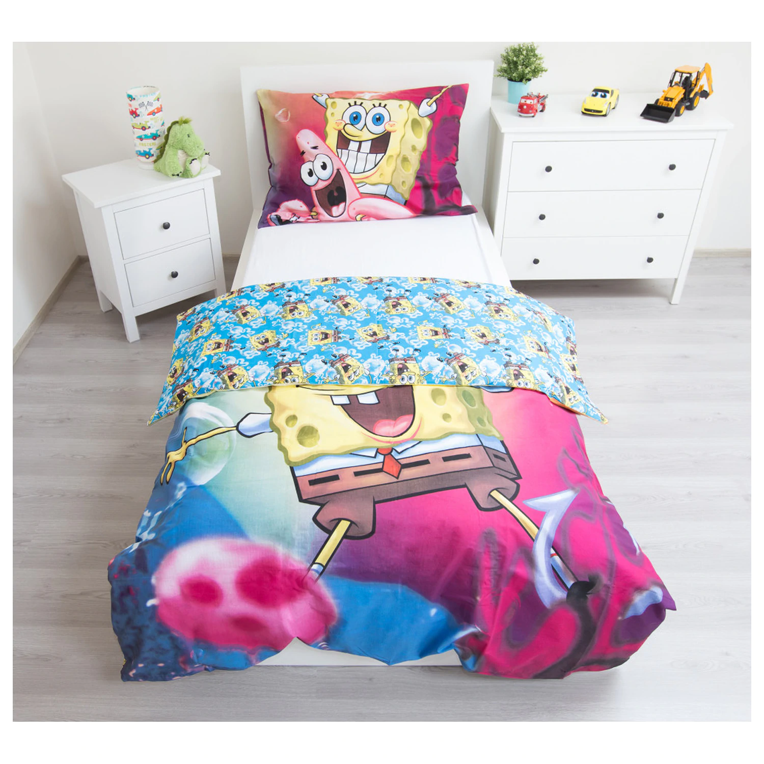 SpongeBob SquarePants Bikini Bottom Duvet Cover product photo