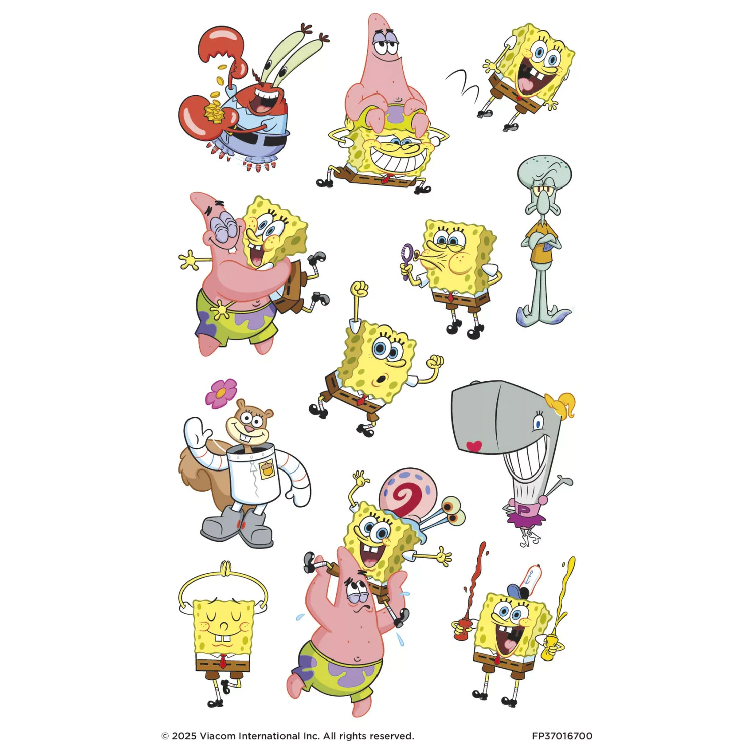 SpongeBob Fun tattoo 12 pcs product photo