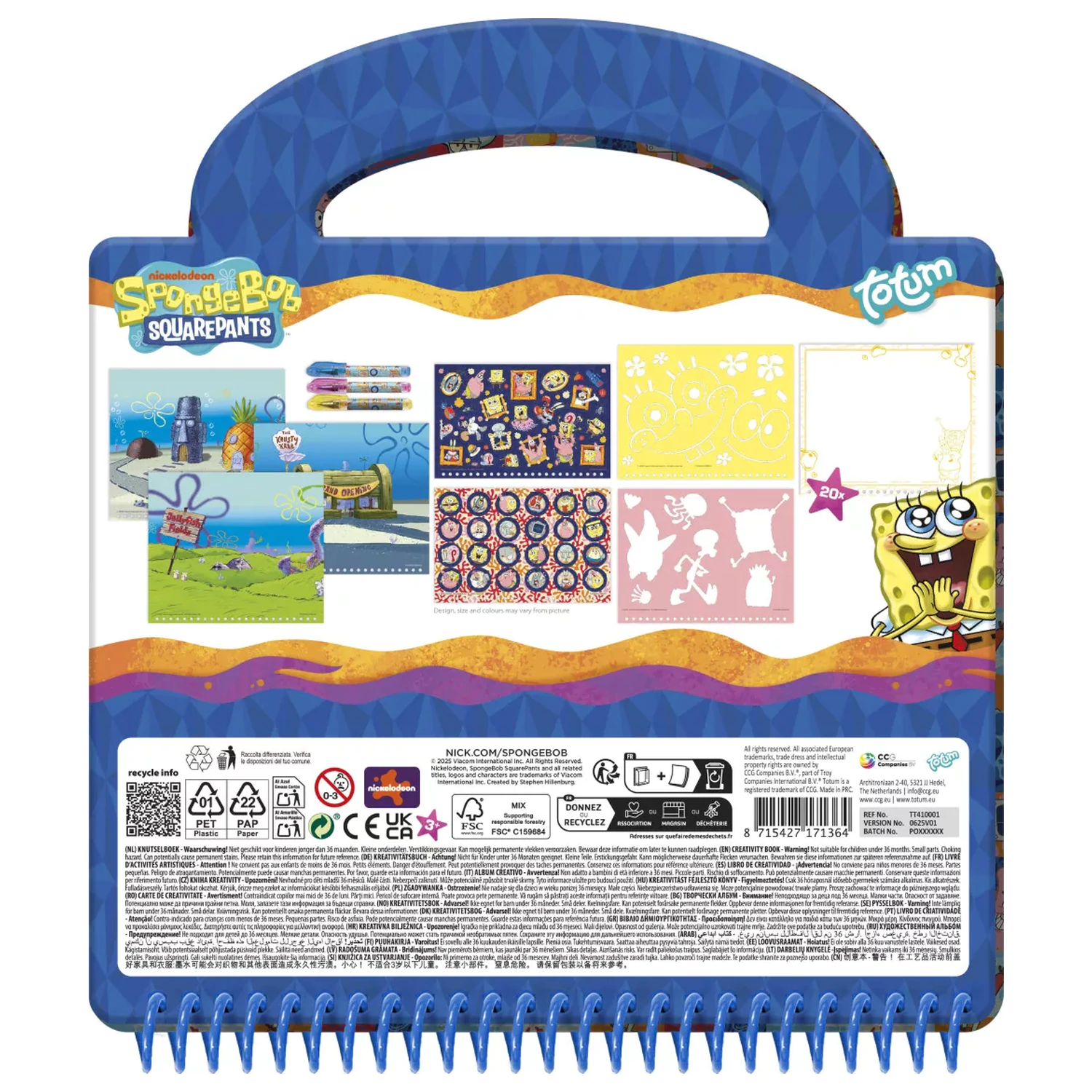 SpongeBob Smile activity set product photo