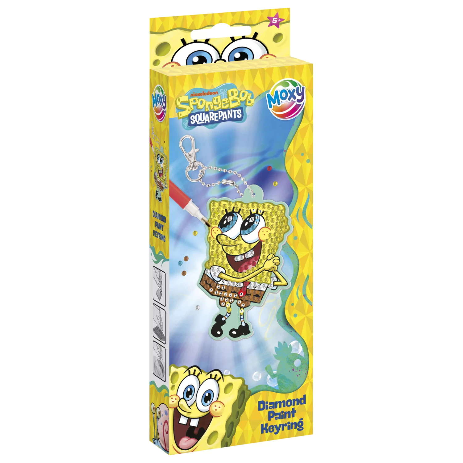 SpongeBob Smile Diamond Keyring Making Set product photo
