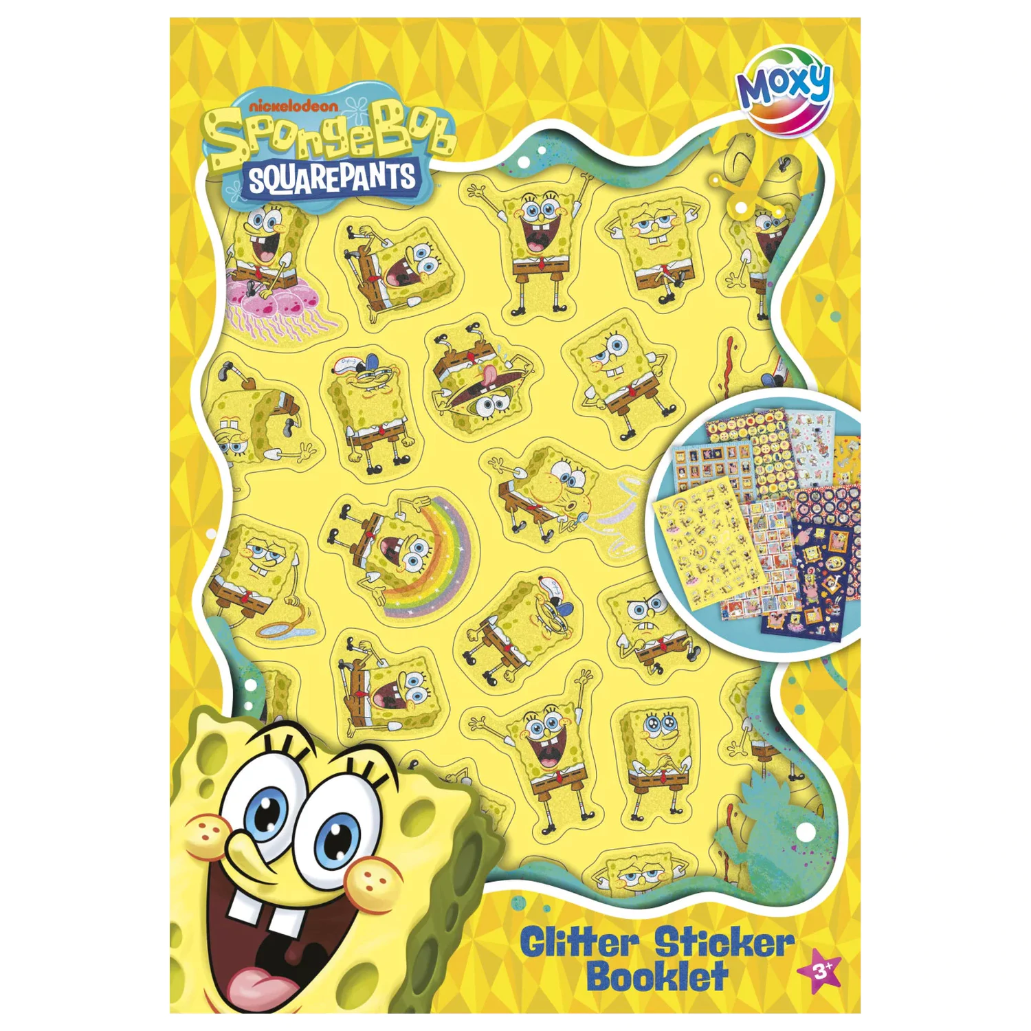 SpongeBob Smile sticker pack 8 sheets product photo